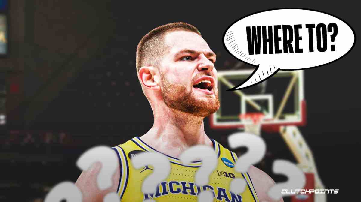 Michigan Wolverines basketball transfer portal Hunter Dickinson
