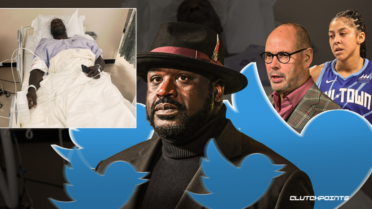 Shaq Shaquille O'Neal hospital surgery Ernie Johnson Candace Parker