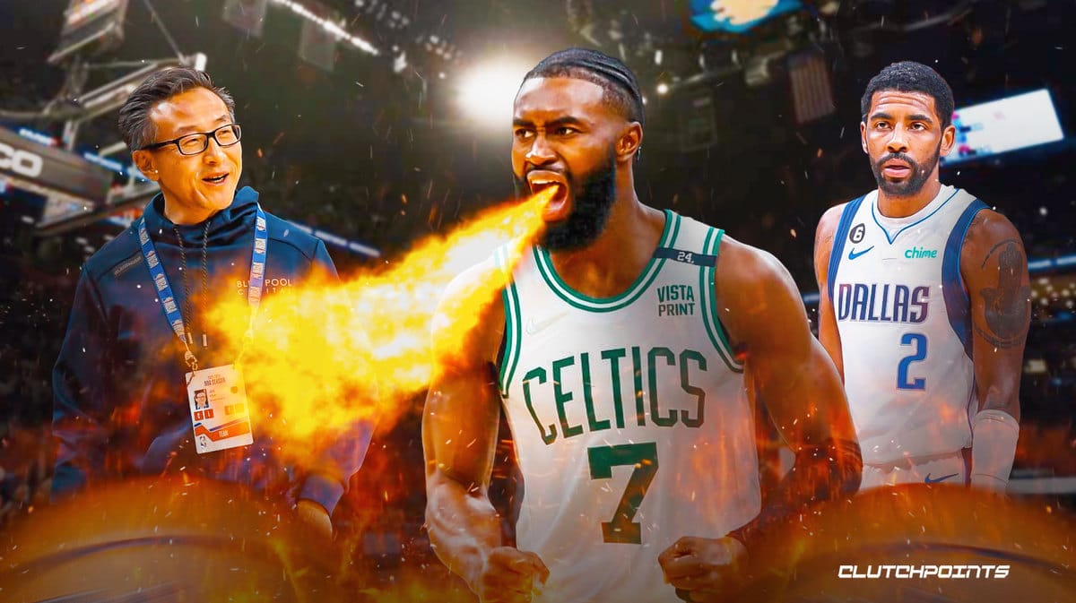 Jaylen Brown Kyrie Irving Joe Tsai Nets