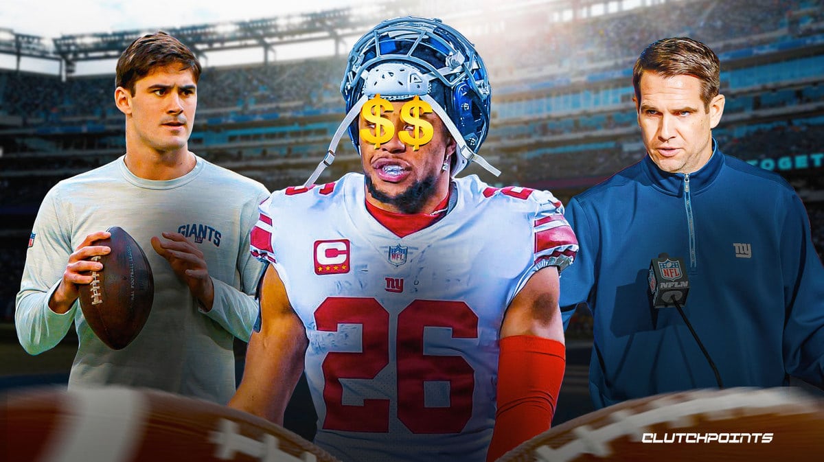 Giants, Saquon Barkley, Saquon Barkley Giants, Saquon Barkley franchise tag, Daniel Jones contract