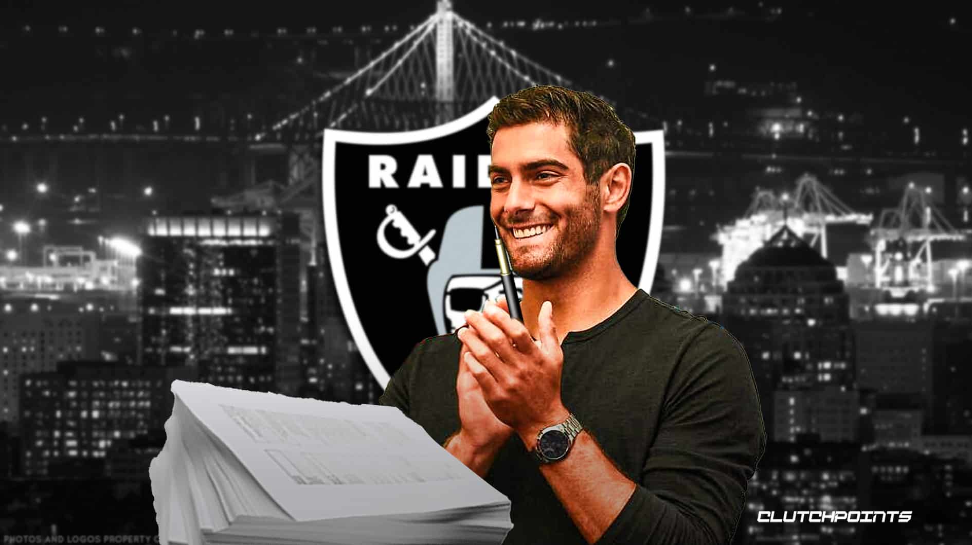 Jimmy Garoppolo deal still being worked out, misses Raiders introductory  news conference Thursday