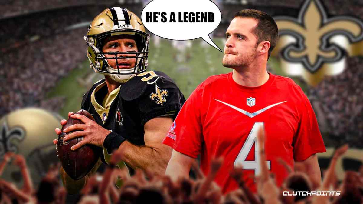 Derek Carr, Drew Brees, New Orleans Saints
