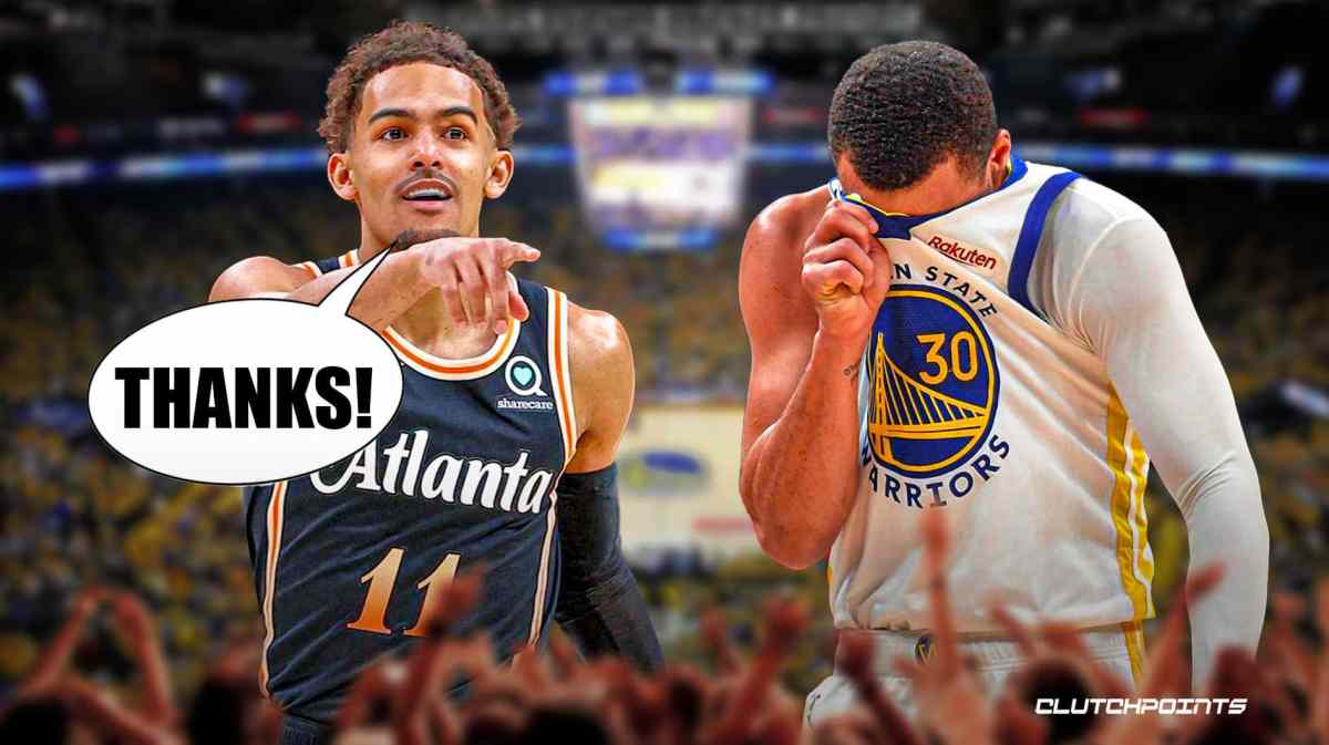 Trae Young, Steph Curry, Warriors