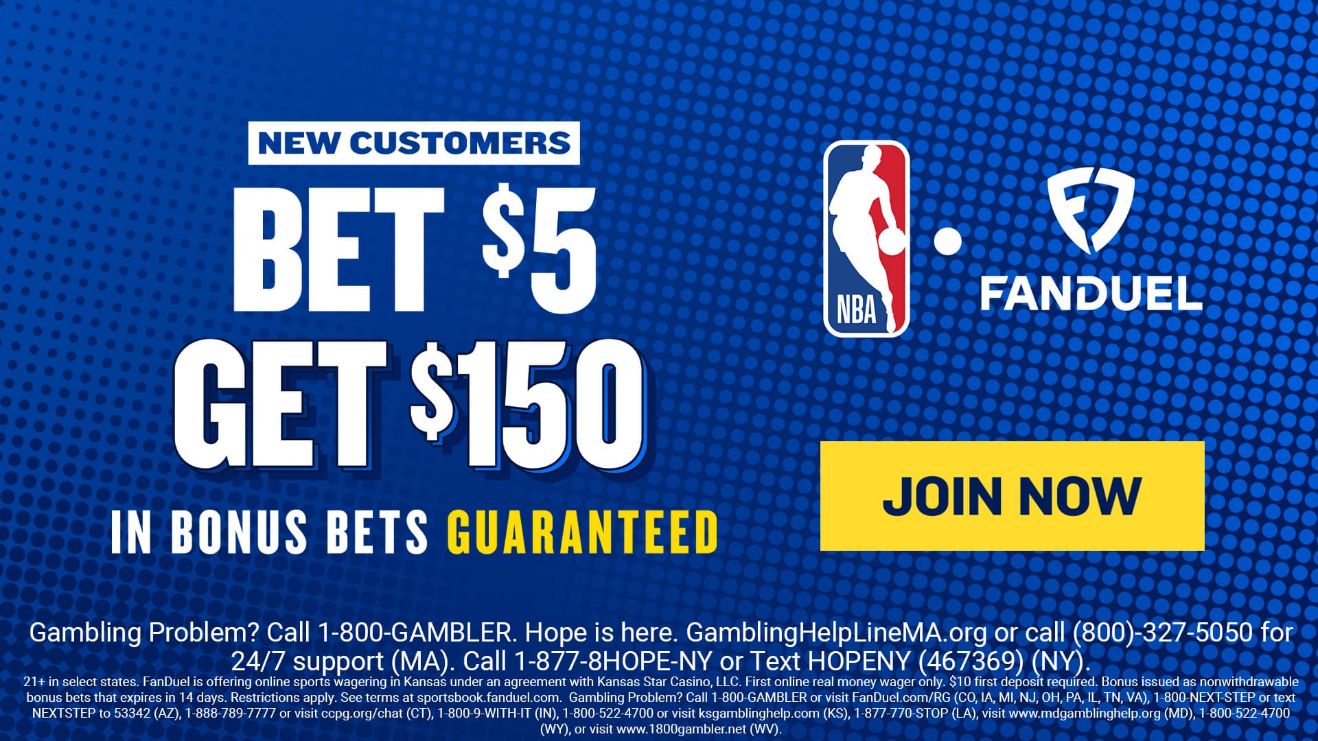 FanDuel Sportsbook Promo: $150