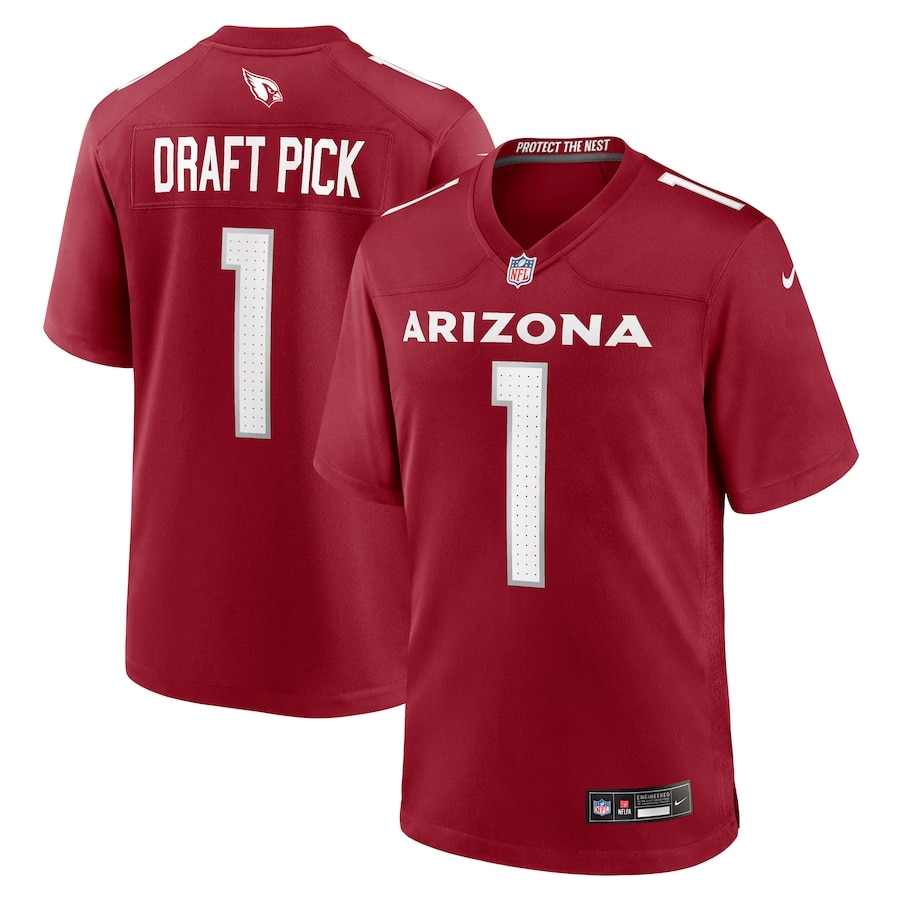 2023 Cardinals Draft Jersey on a white background