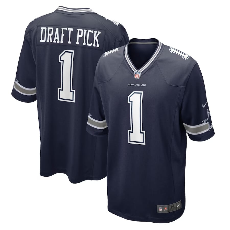 2023 Dallas Draft Jersey on a white background. 