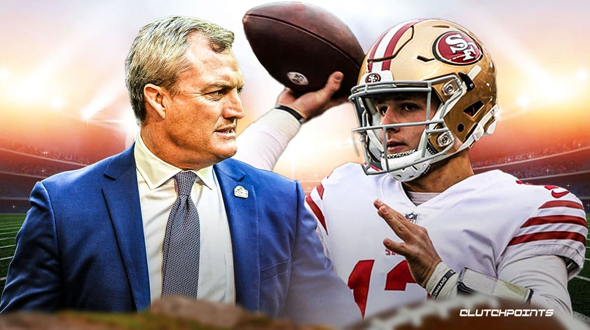 Brock Purdy, John Lynch, San Francisco 49ers