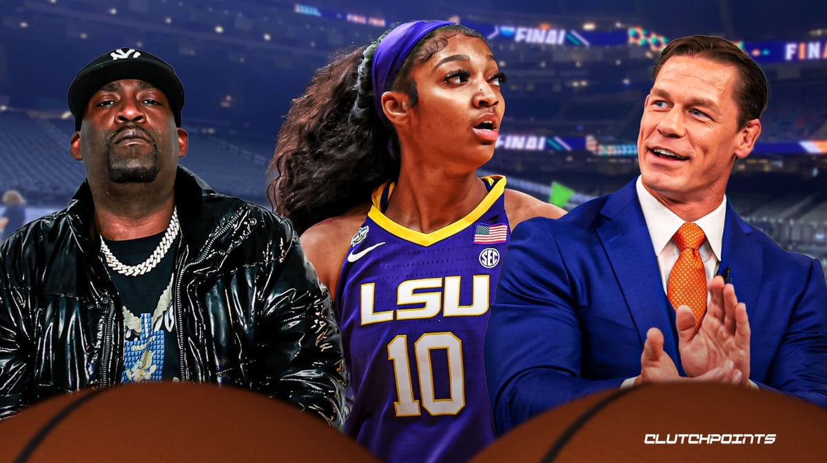Angel Reese Tony Yayo John Cena LSU Basketball