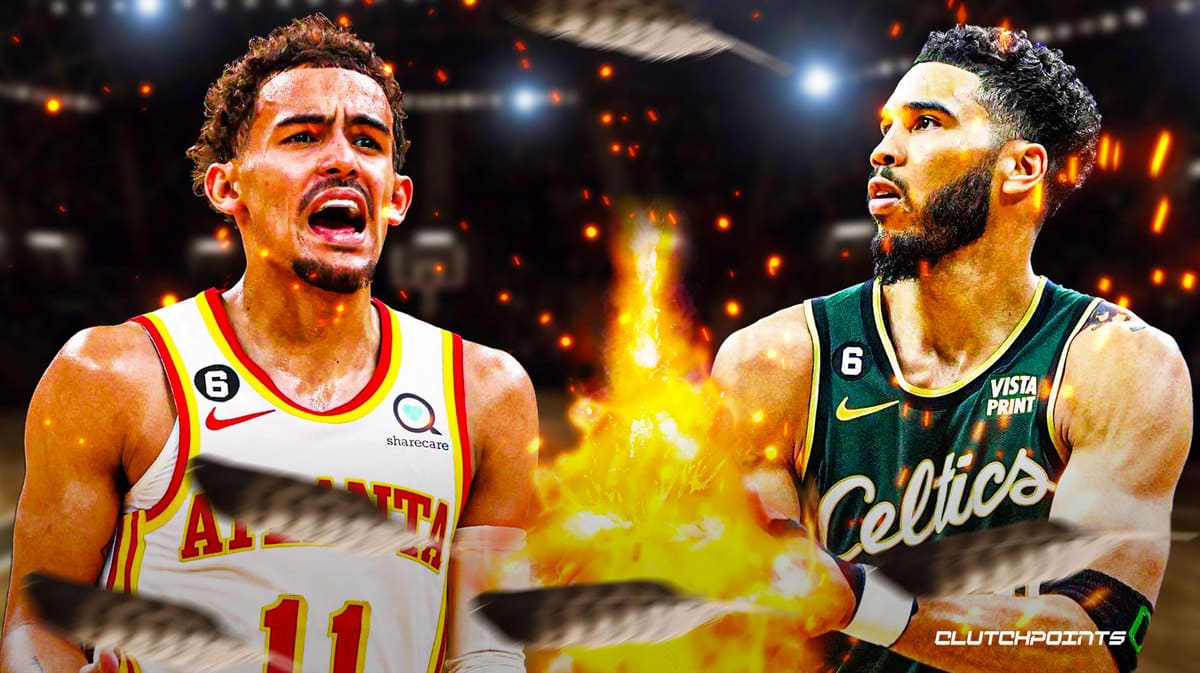 Trae Young, Jayson Tatum, Atlanta Hawks, Boston Celtics, NBA Playoffs