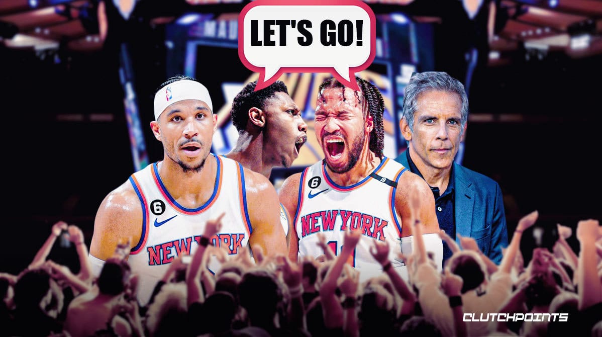Ben Stiller, Knicks, Jalen Brunson, Josh Hart, RJ Barrett