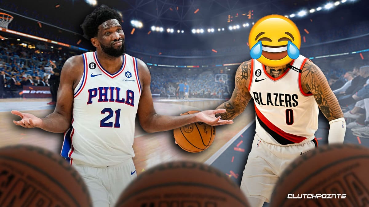 Sixers, Blazers, Joel Embiid, Damian Lillard
