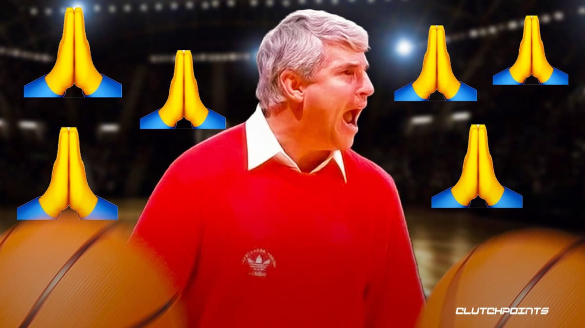 Legendary Indiana basketball head coach Bob Knight