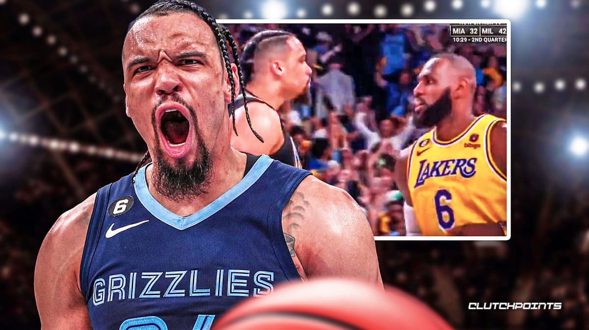 Grizzlies Dillon Brooks staredown on LeBron sets Twitter ablaze