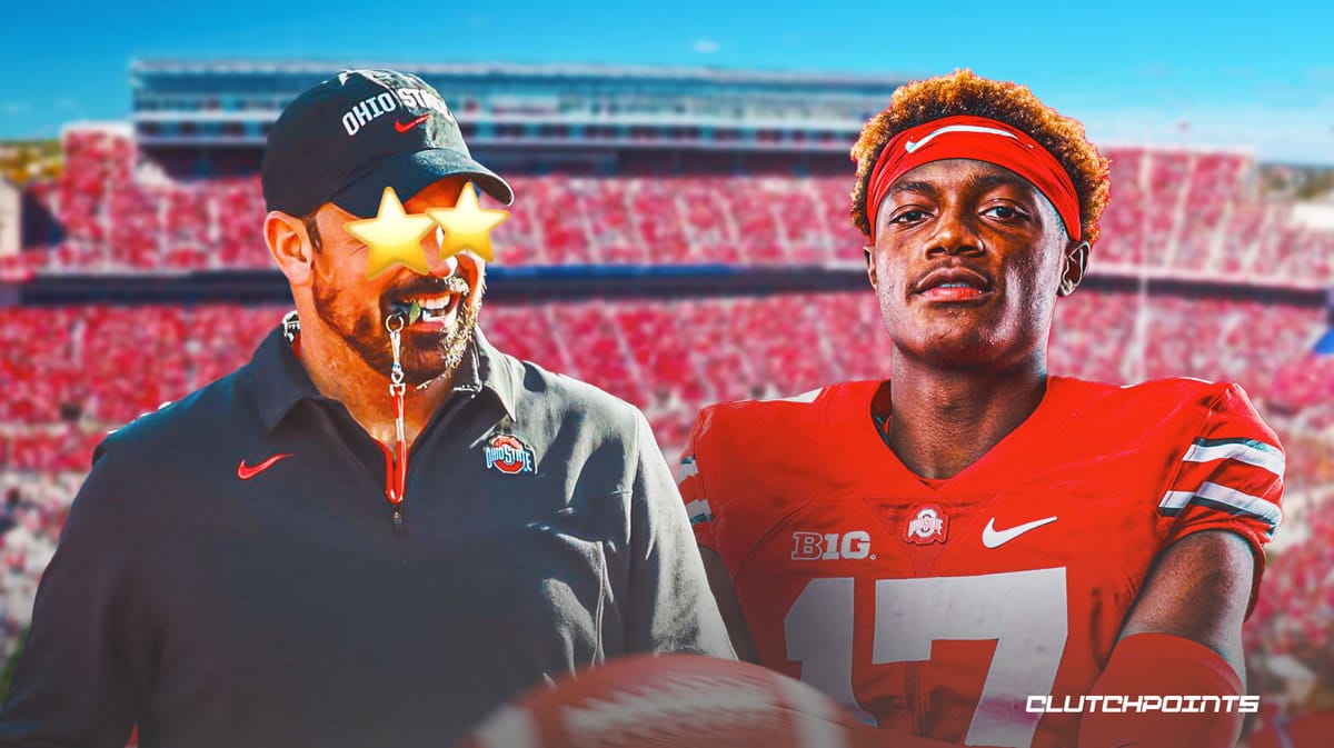 Ryan Day, Carnell Tate, Ohio State football