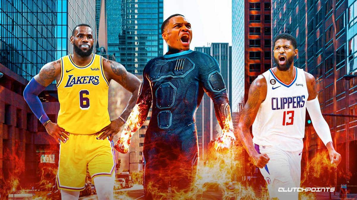 Clippers, Paul George, Russell Westbrook, LeBron James