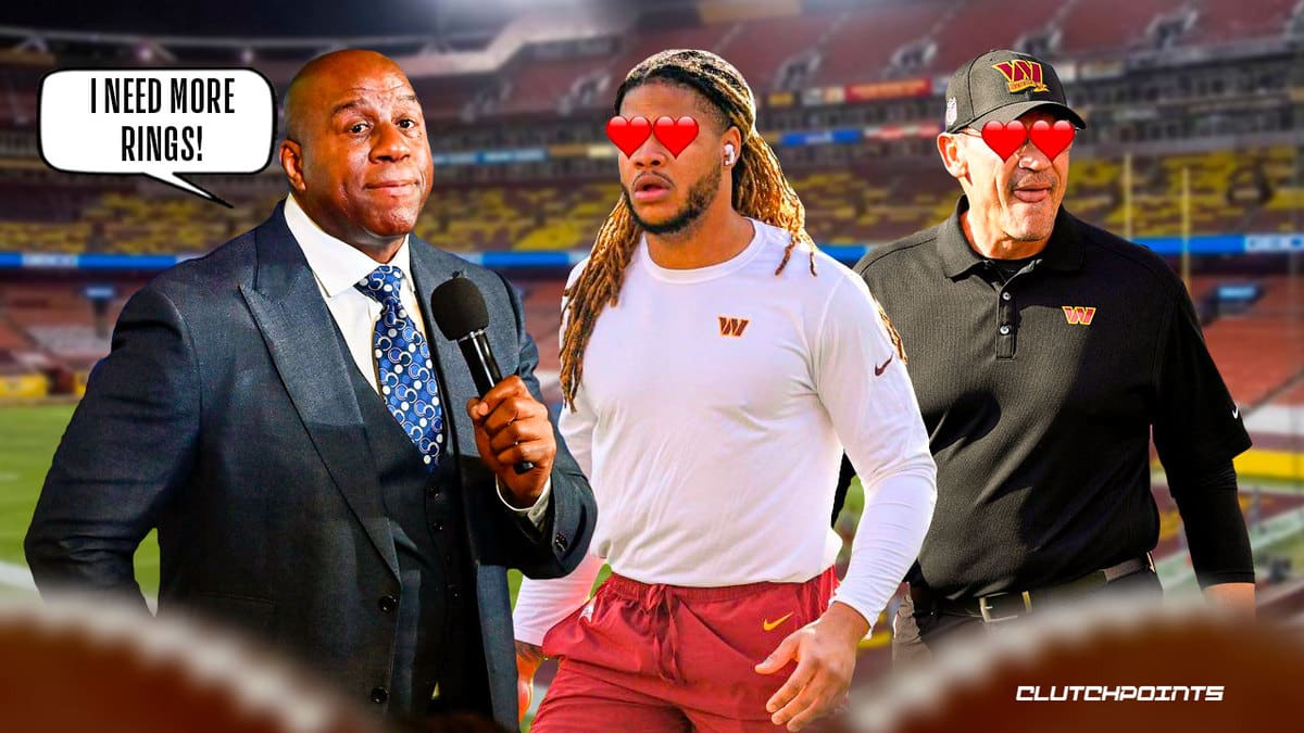 Commanders, Magic Johnson, Ron Rivera, Chase Young