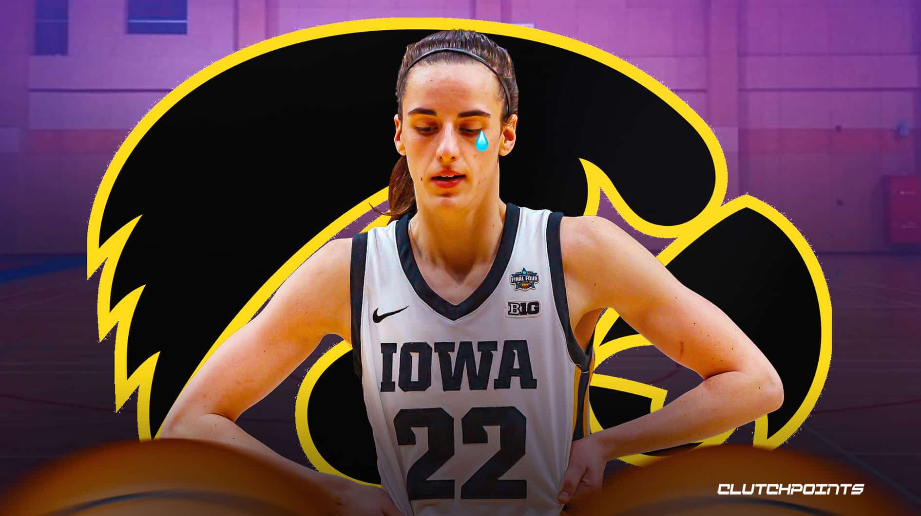 Iowa star Caitlyn Clark reacts to heartbreaking title game loss