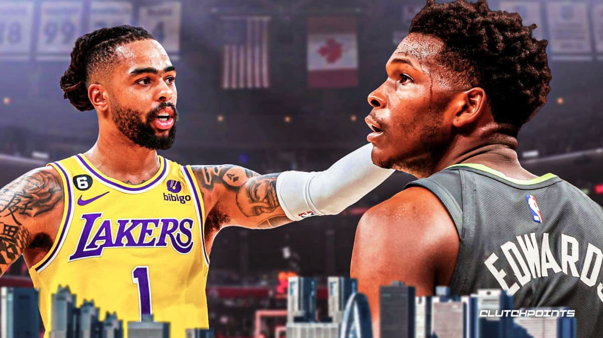Lakers, D'Angelo Russell, Anthony Edwards