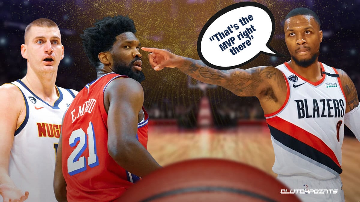 Damian Lillard, Sixers, NBA MVP, Joel Embiid, Nikola Jokic