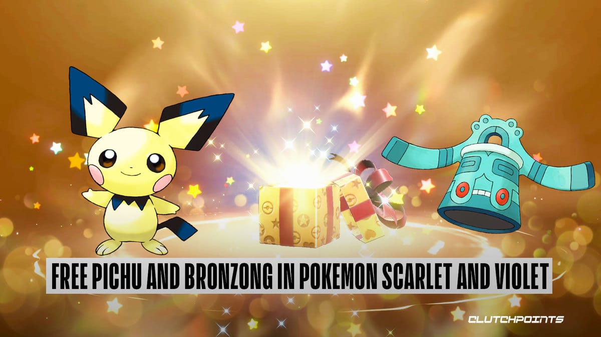 Free Pichu Bronzong Pokemon Scarlet Violet, Free Pokemon Scarlet Violet,