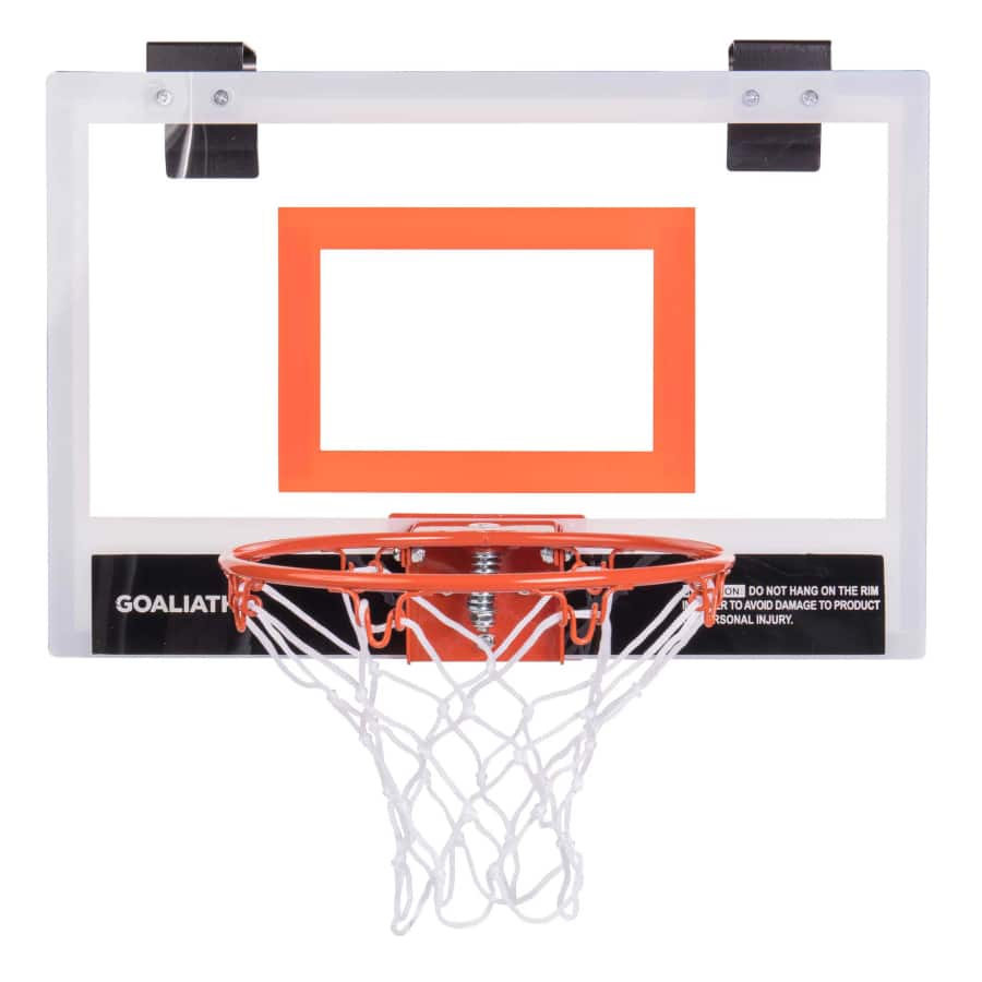 Goaliath 18inch Mini Basketball Hoop on a white background.