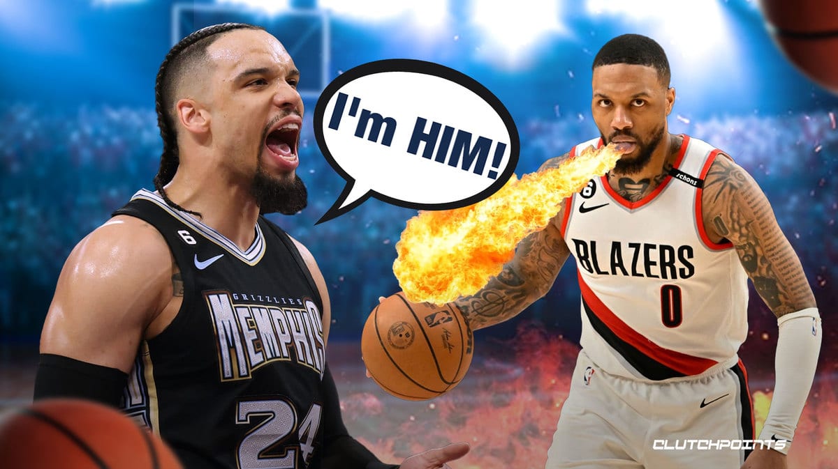 Damian Lillard, Dillon Brooks, Memphis Grizzlies