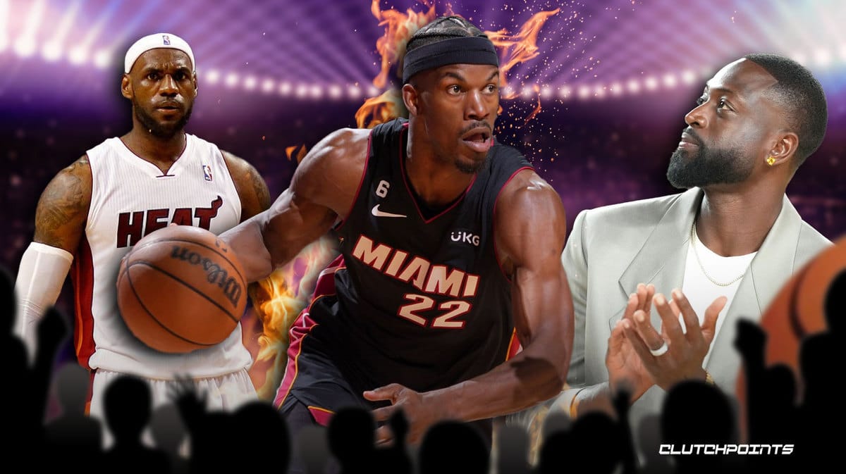 Jimmy Butler Dwyane Wade LeBron James Heat