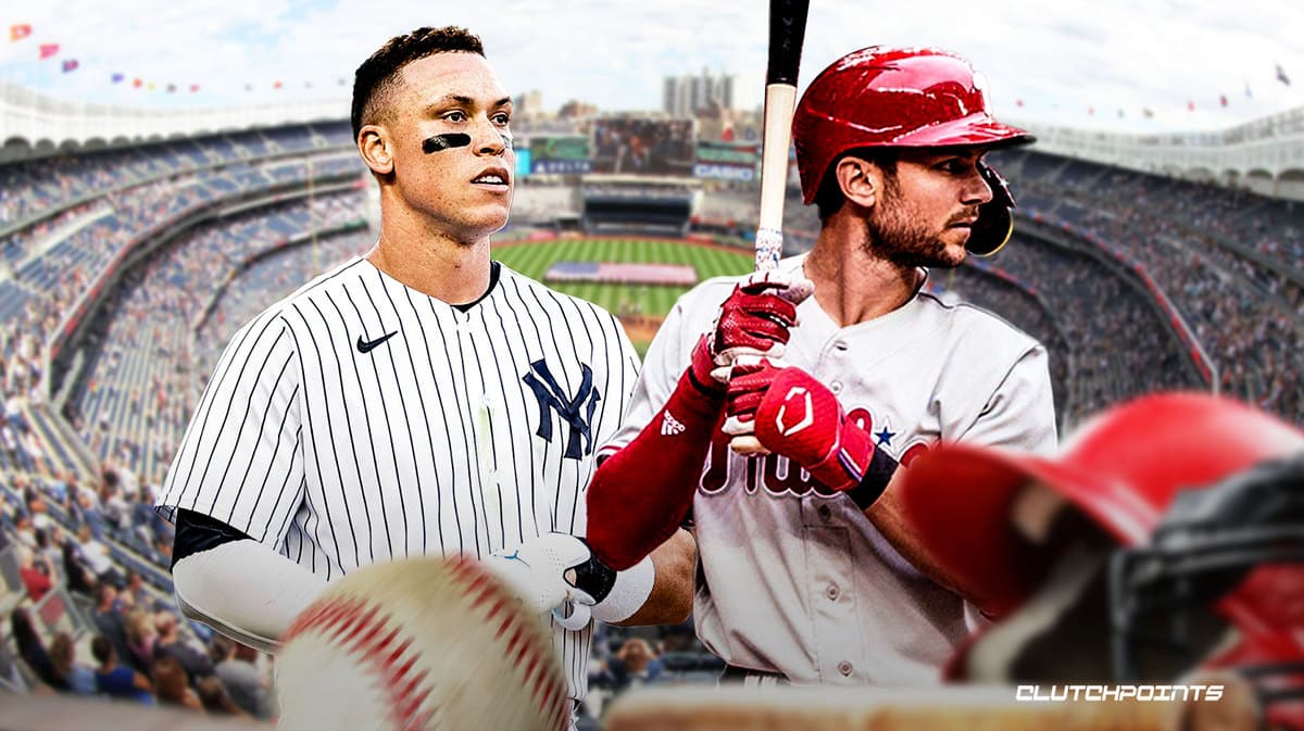 Aaron Judge, Trea Turner, New York Yankees, Philadelpha Phillies