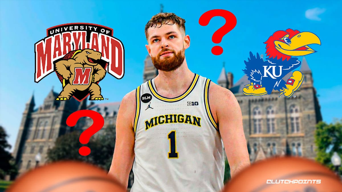 Hunter Dickinson, Hunter Dickinson transfer, Michigan basketball, Kansas basketball, Maryland basketball