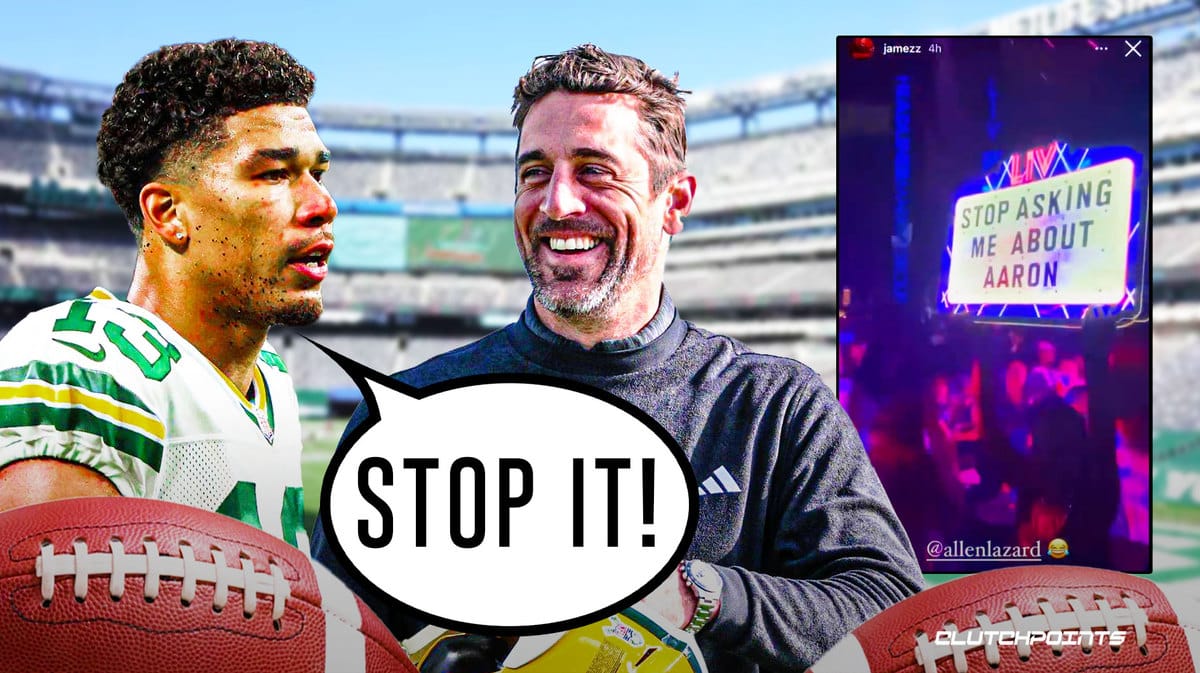 Allen Lazard, Aaron Rodgers, Jets