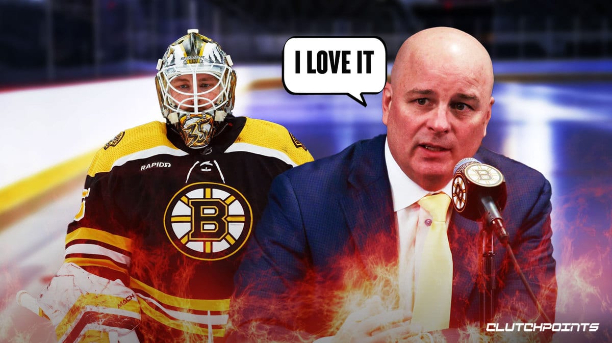 Jim Montgomery, Linus Ullmark, Boston Bruins, Bruins Panthers, Stanley Cup Playoffs