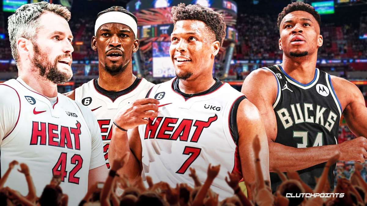 Jimmy Butler, Giannis Antetokounmpo, Heat, Bucks, Kyle Lowry, Kevin Love, 2023 NBA playoffs