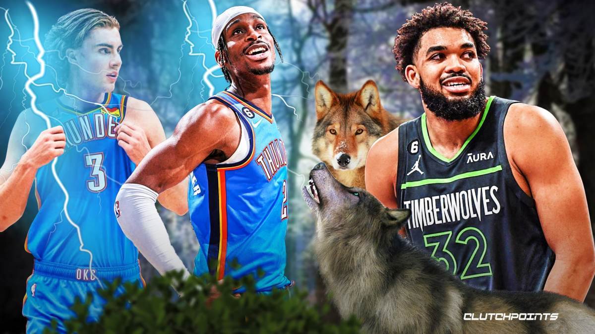 Josh Giddey, Shai Gilgeous-Alexander, Thunder, Timberwolves, play-in