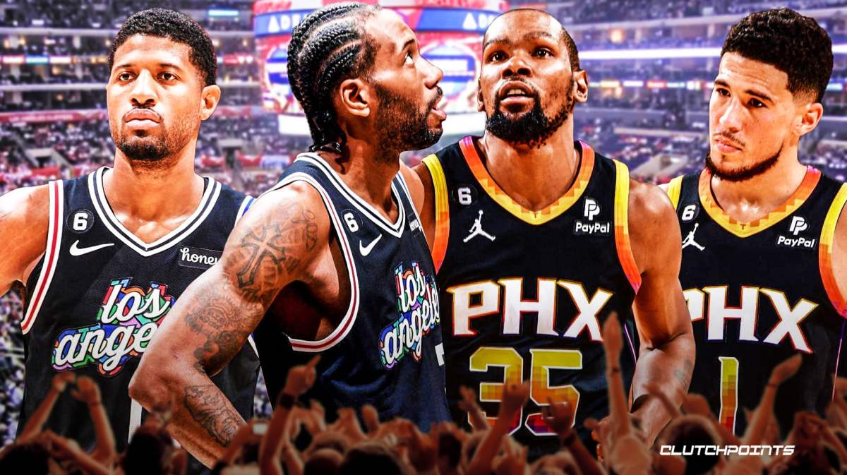 Kawhi Leonard, Paul George, Kevin Durant, Devin Booker, Los Angeles Clippers, Phoenix Suns, NBA Playoffs