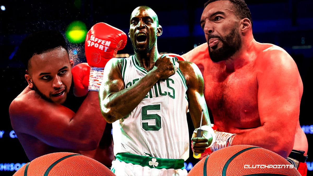Kevin Garnett, Rudy Gobert, Kyle Anderson, Minnesota Timberwolves