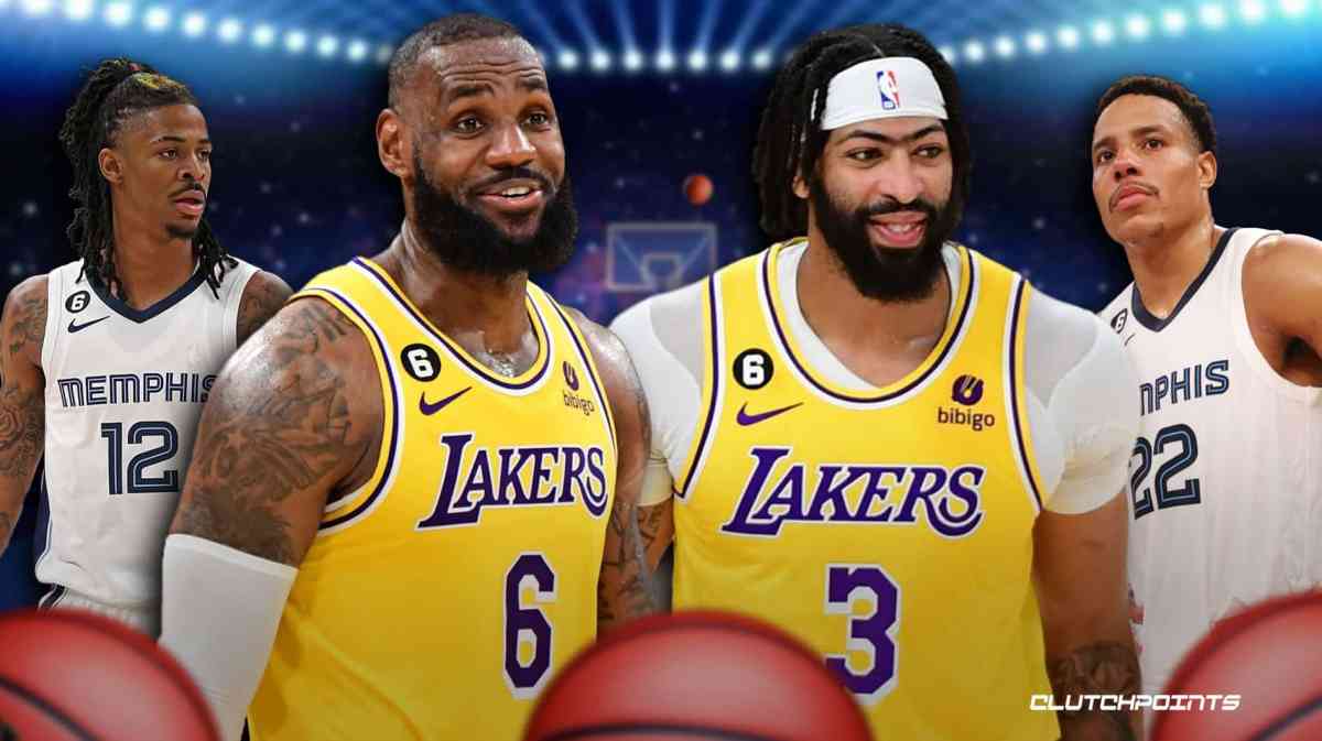 LeBron James, Anthony Davis, Los Angeles Lakers, Memphis Grizzlies