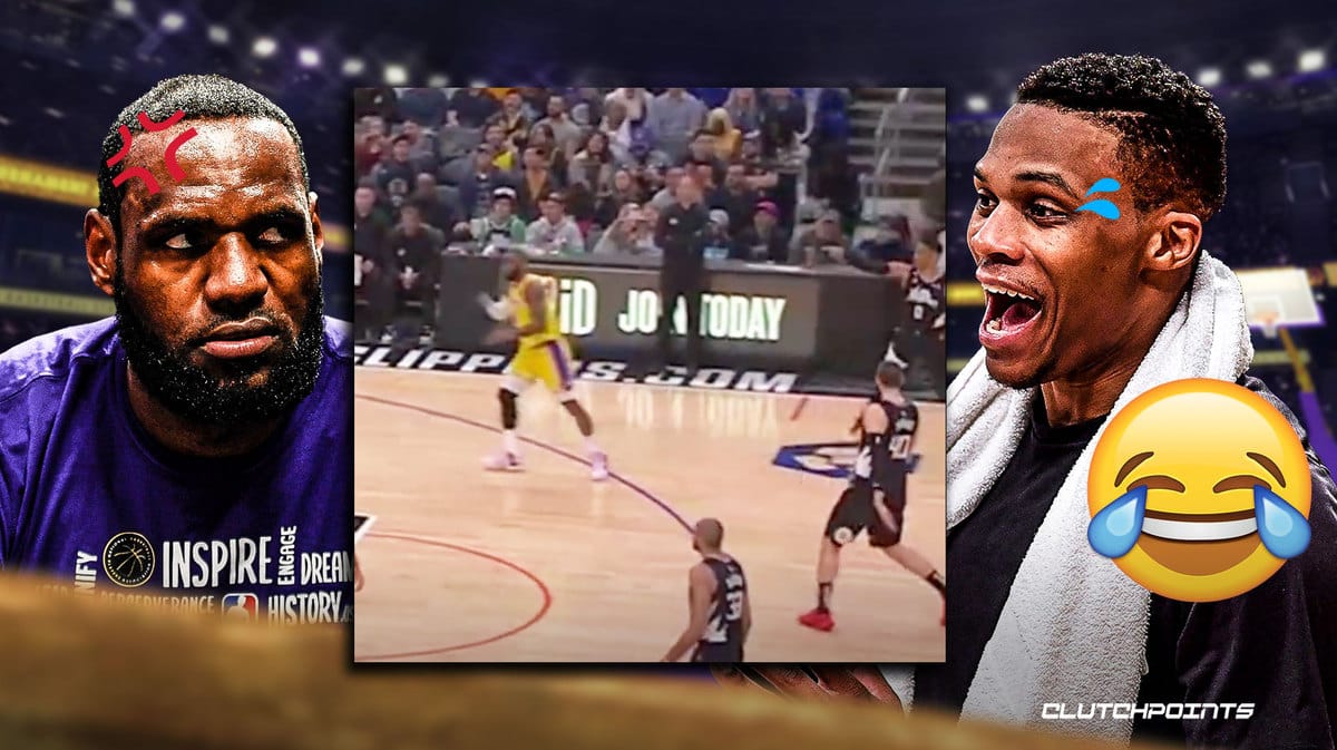 Russell Westbrook taunted LeBron James all night in Lakers-Clippers battle
