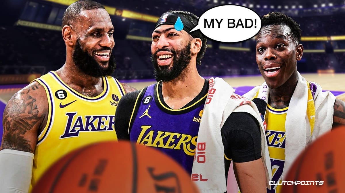 LeBron James Anthony Davis Lakers Dennis Schroder