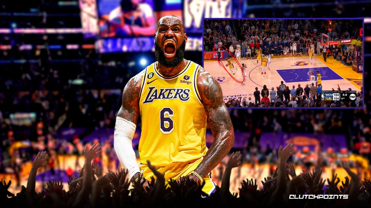 Lakers: LeBron James nearly beats Grizzlies at the buzzer with insane 3 ...