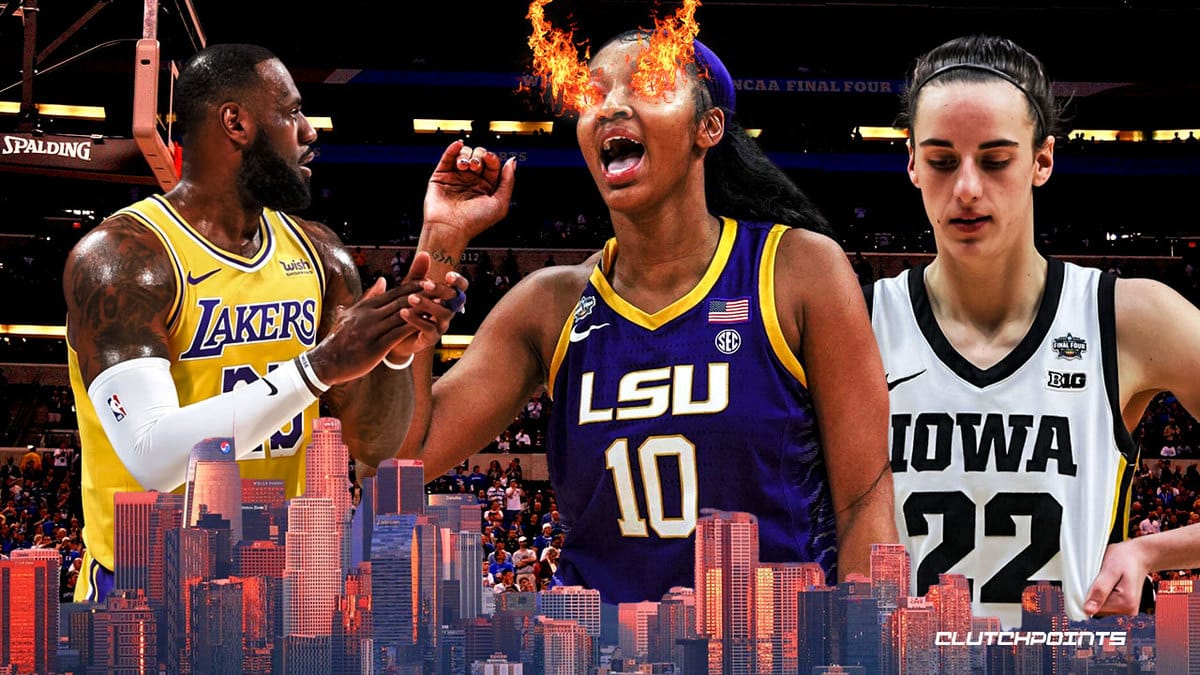 Los Angeles Lakers, LSU Basketball, LeBron James, Caitlin Clark, Angel Reese