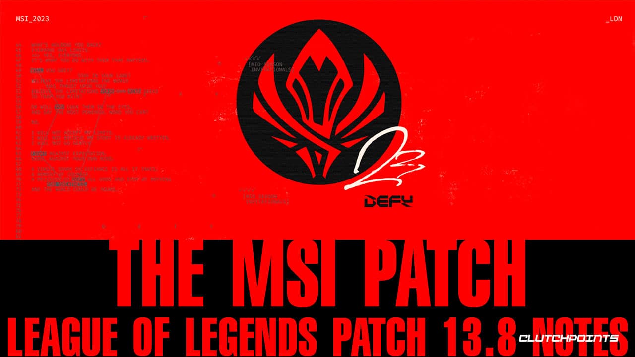 League of Legends Patch 13.8: PatchNotes, Champion Changes and