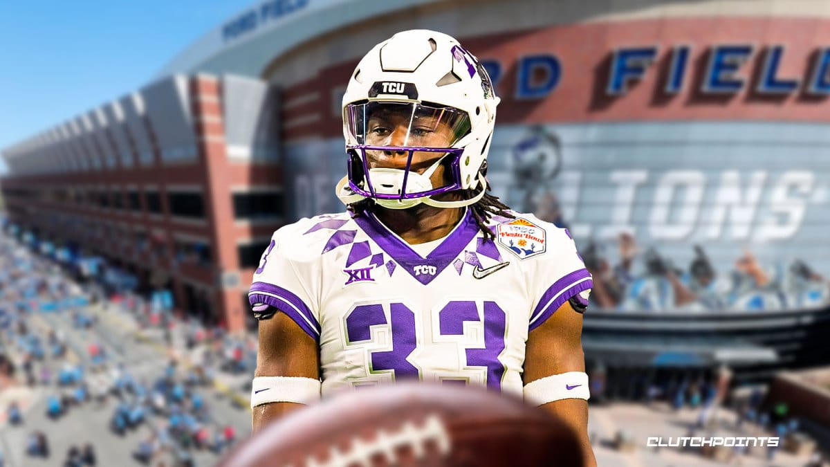 Detroit Lions, Kendre Miller, TCU football, NFL Draft, Lions draft