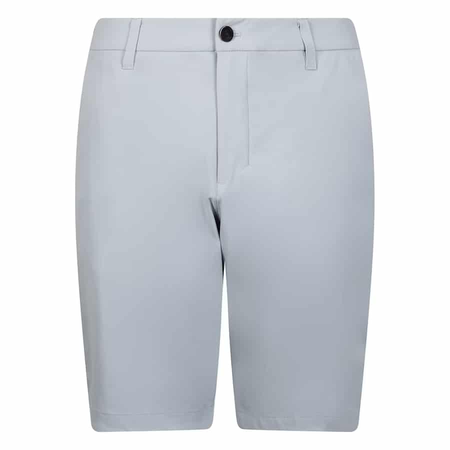 Rhino grey colorway Lululemon Commission Golf Shorts 10" on a white background. 