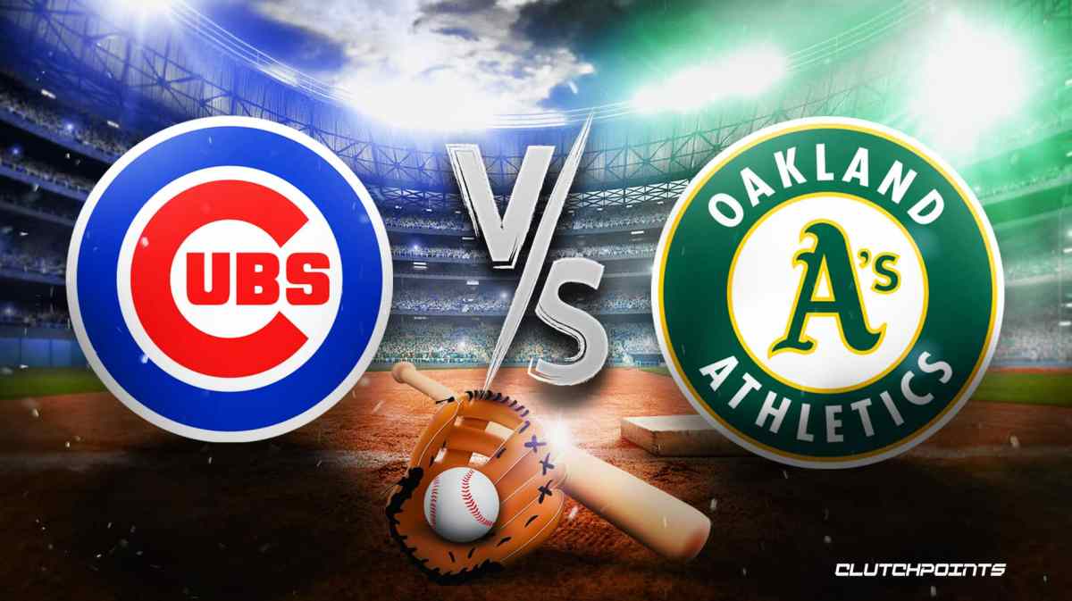 Cubs Athletics prediction, Cubs Athletics pick, Cubs Athletics odds, Cubs Athletics, Cubs Athletics MLB odds