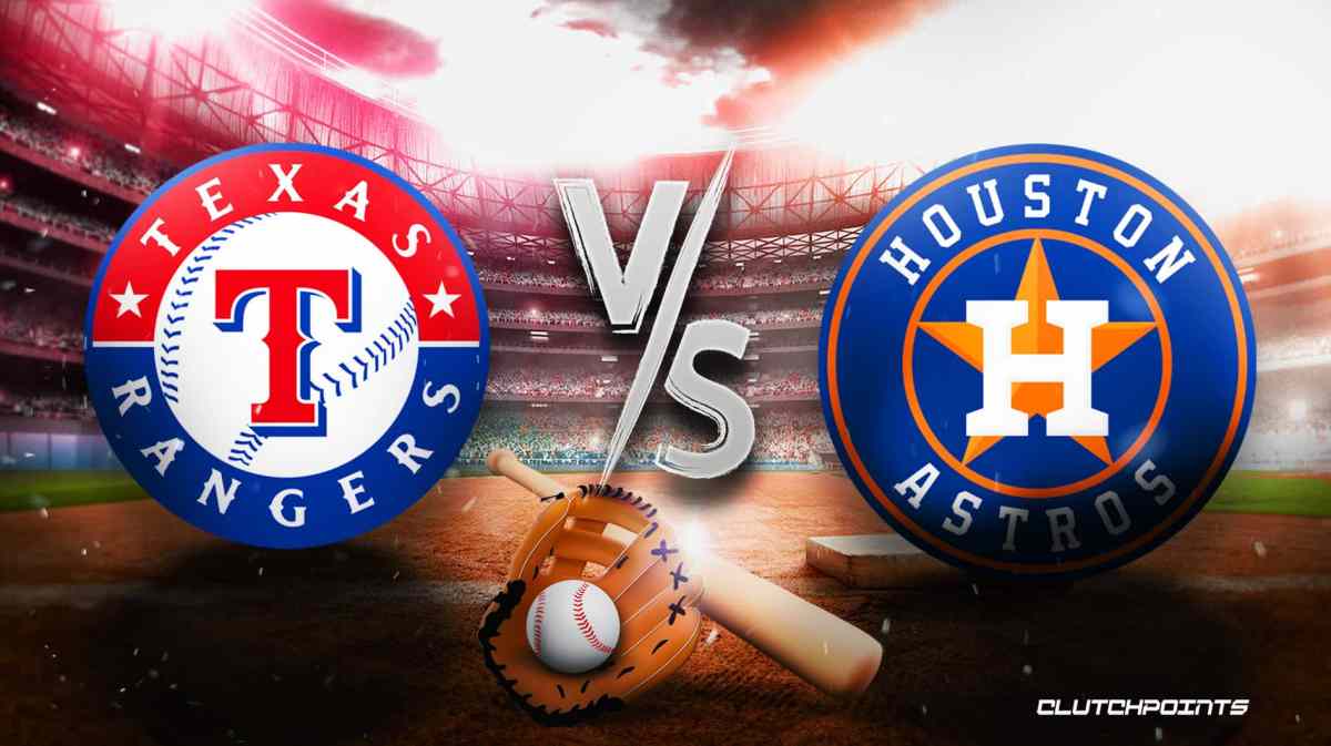 Rangers Astros prediction