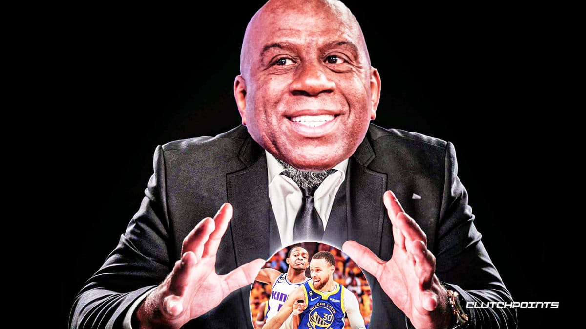 Magic Johnson, NBA Playoffs, Golden State Warriors, Sacramento Kings