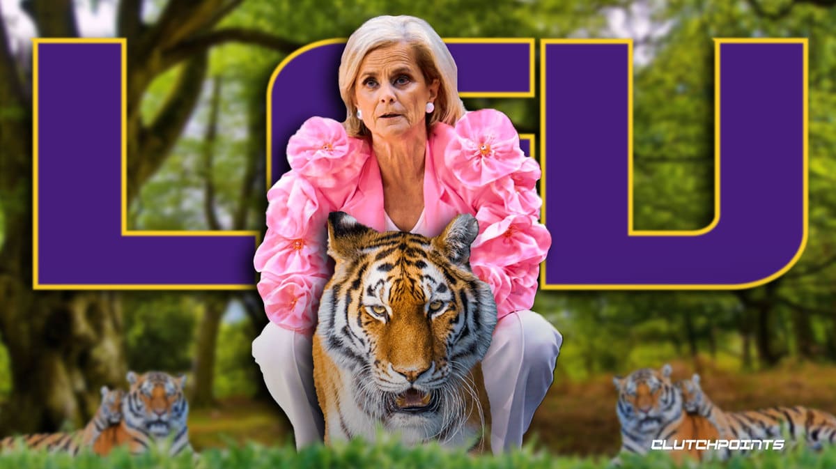 March Madness: LSU basketball coach Kim Mulkey's tiger-themed outfit goes  viral