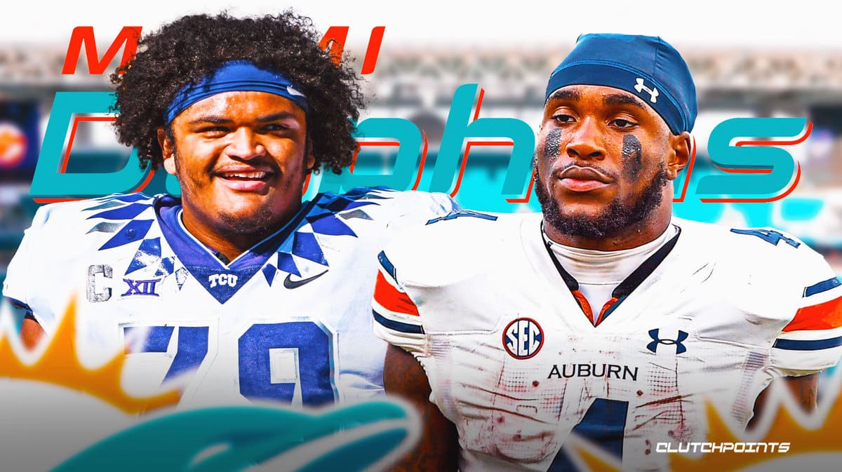 Miami Dolphins, NFL Draft, Tank Bigsby, Steve Avila, Cameron Latu, Troy Brown