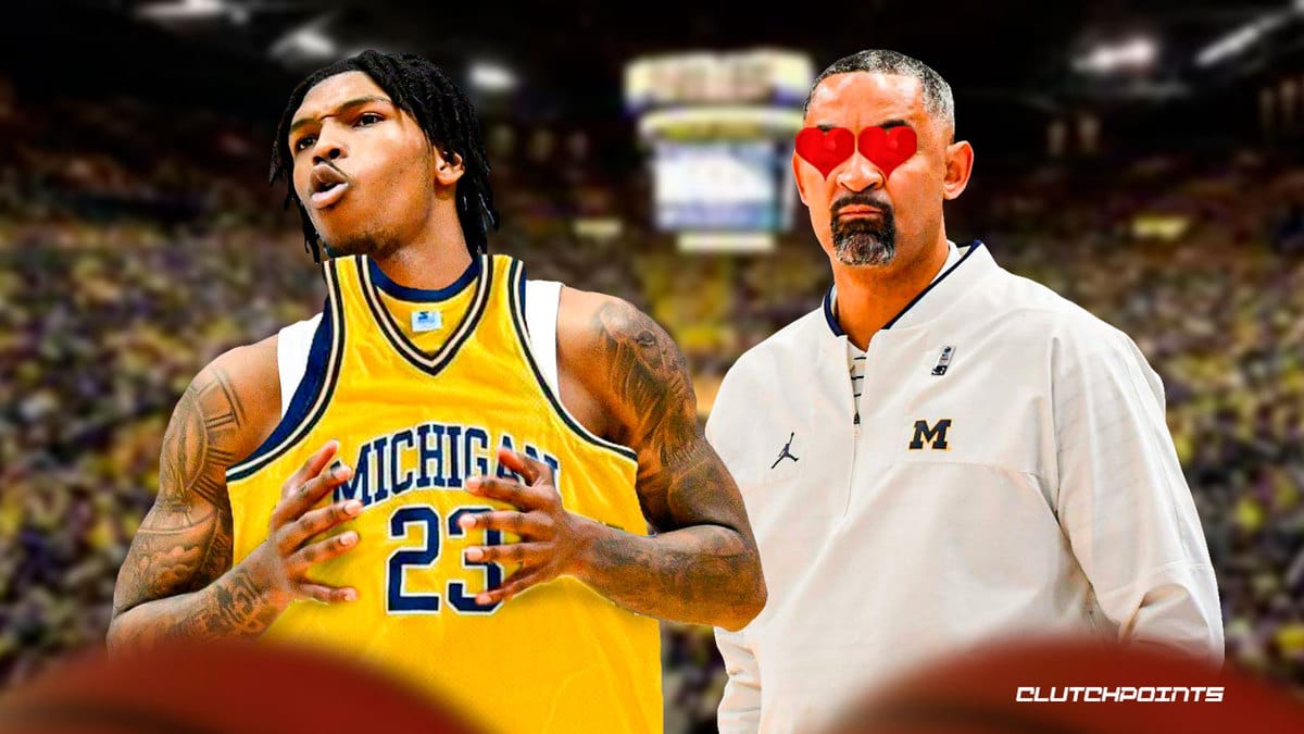 Michigan Wolverines Juwan Howard Caleb Love UNC