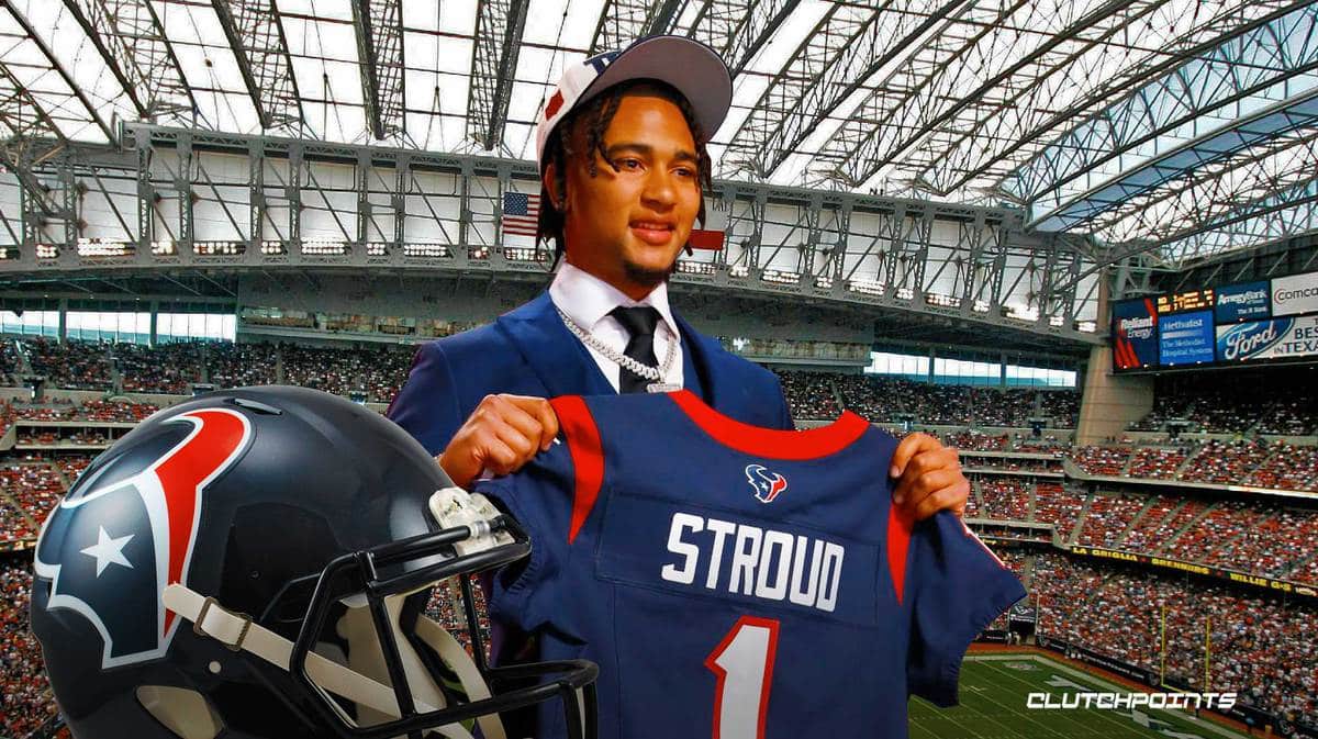 C.J. Stroud's emotional reaction to being Texans' number-two pick